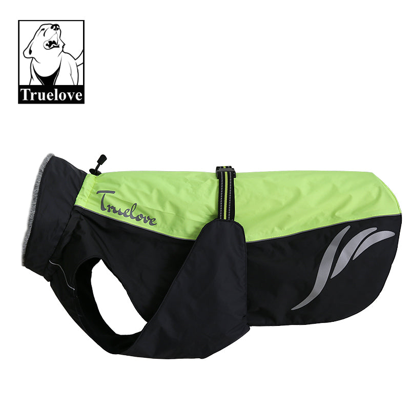 Winter Dog Coat neon yellow 24cm