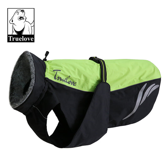 Winter Dog Coat neon yellow 60cm