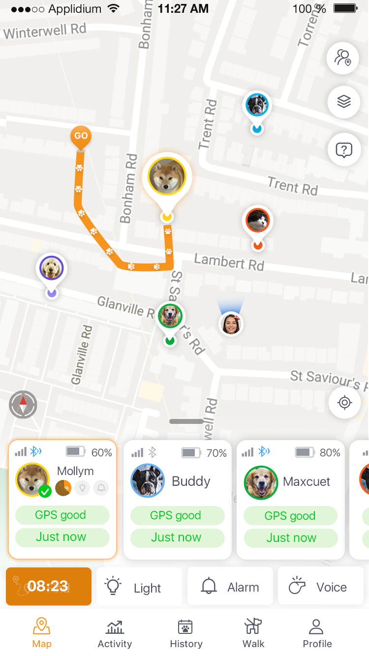 PAWFIT 3 - Fitness Dog GPS Tracker