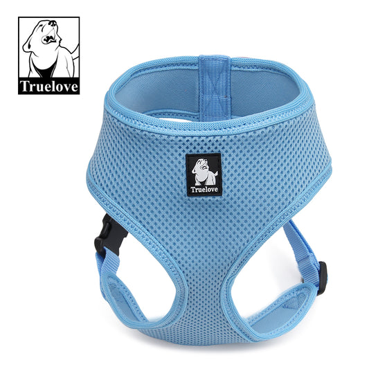 dog harness with steel D Ring Blue XL