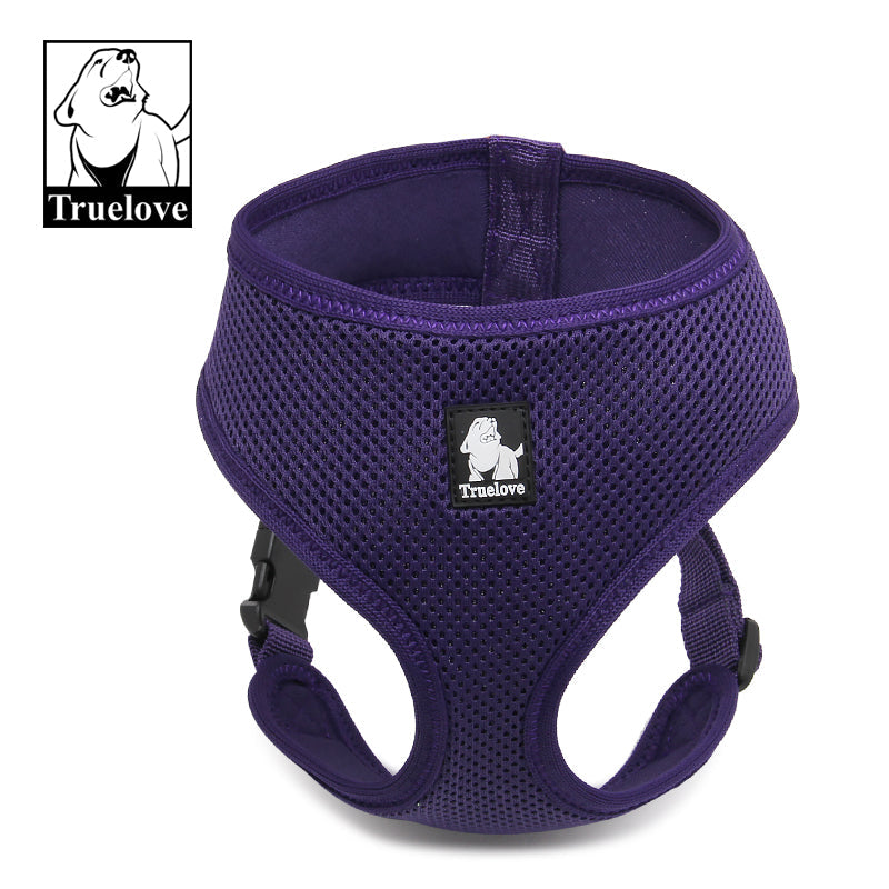 TLH1911-32 - dog harness with steel D Ring Purple S