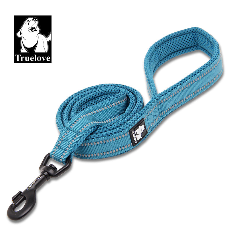 TLL2111-14 - Reflective Pet Leash 1 m blue  S