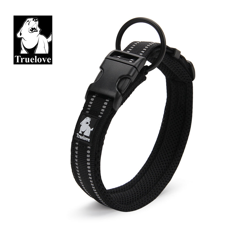 TLC5011-6 - Heavy Duty Reflective Collar Black XL