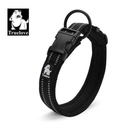 TLC5011-3 - Heavy Duty Reflective Collar Black S