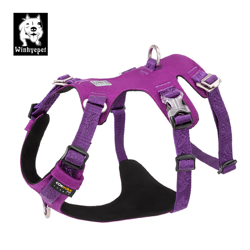 YH-1807-13 - Whinhyepet harness purple 2XS