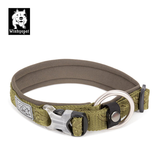 YC1853-1 - Whinhyepet Collar army green -2XS