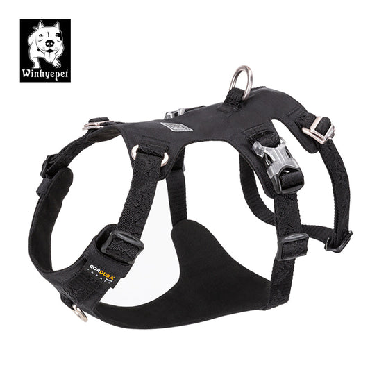 YH-1807-1 - Whinhyepet harness black 2XS