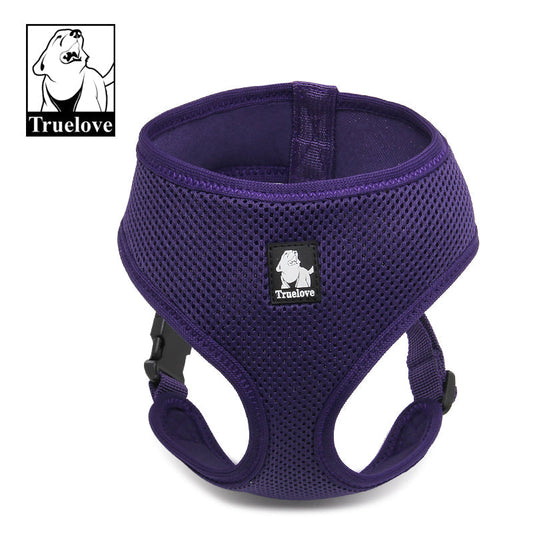 TLH1911-31 - dog harness with steel D Ring Purple XS