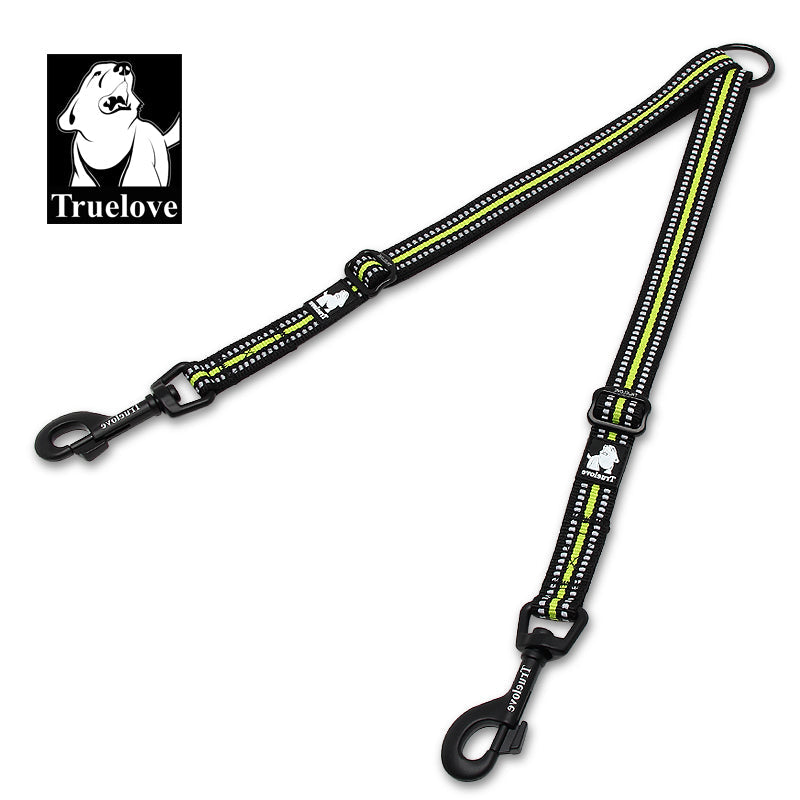 TLL2371-4 - Double leash attachment Neon Yellow - S