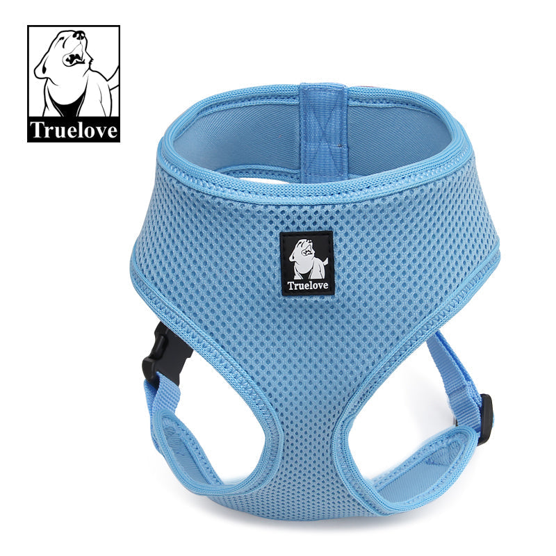 TLH1911-24 - dog harness with steel D Ring Blue L