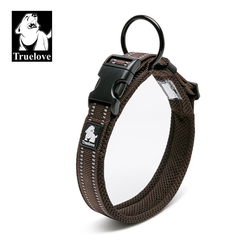 TLC5011-66 - Heavy Duty Reflective Collar brown XS