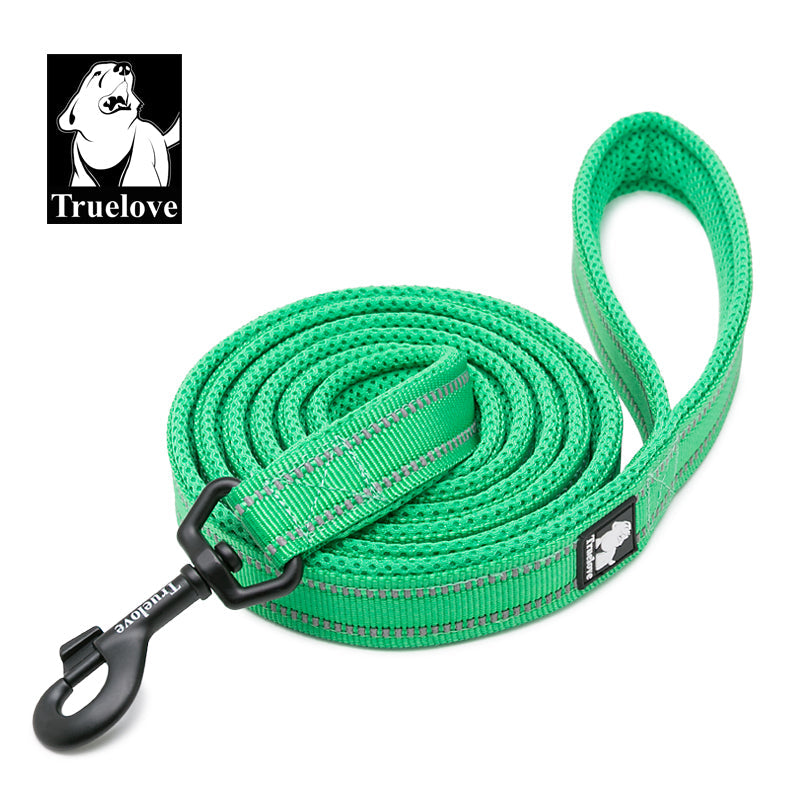 TLL2111-73 - Reflective Pet Leash 2 m Grass Green XS