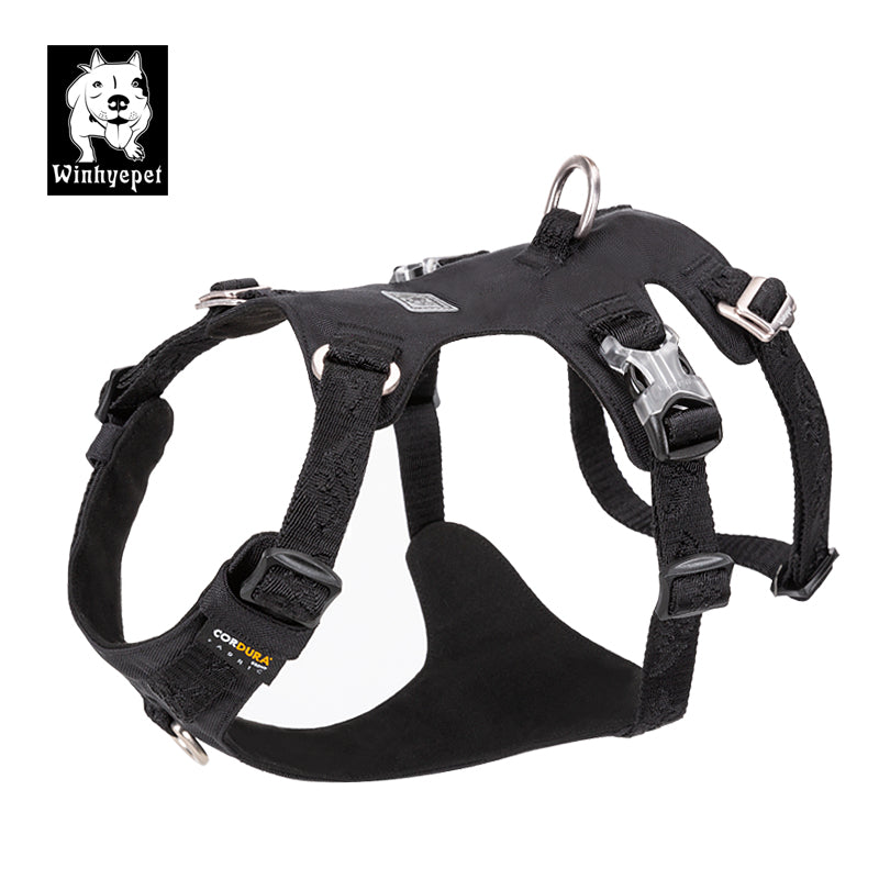 YH-1807-2 - Whinhyepet harness black XS