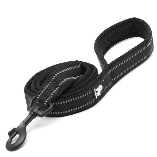 TLL2111-46 - Reflective Pet Leash 2 m Black S