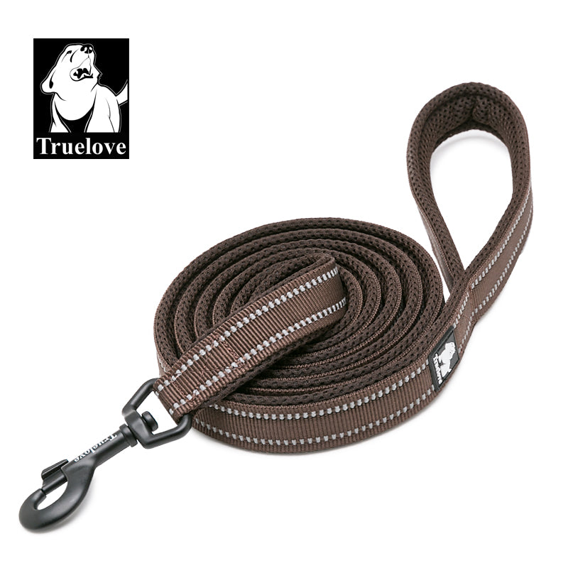 TLL2111-77 - Reflective Pet Leash 2 m Brown XS