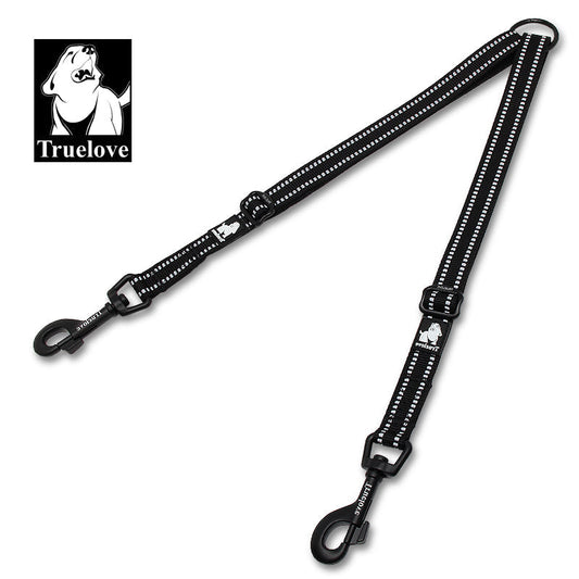 TLL2371-2 - Double leash attachment Black - M