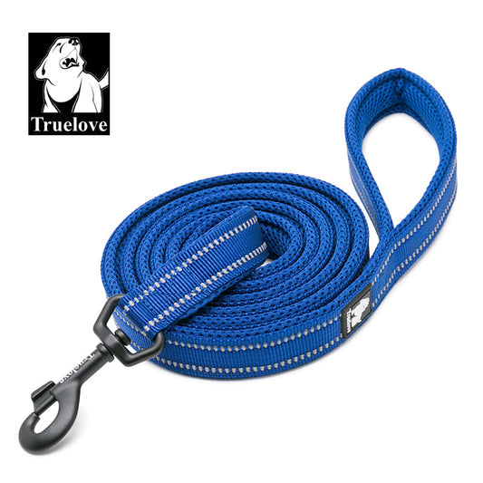 TLL2111-65 - Reflective Pet Leash 2 m Royal Blue XS